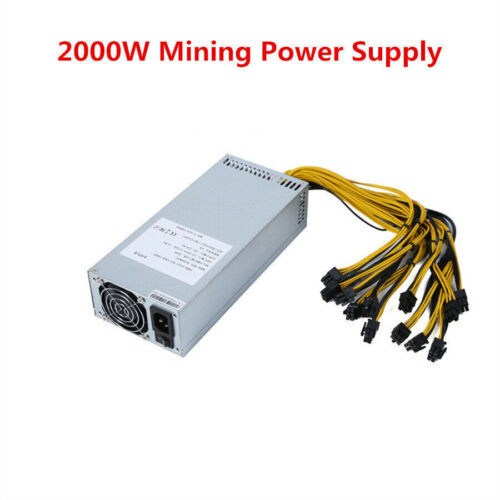 1800W Psu Mining Power Supply Module For Computer Gpu 10X6Pin 180V - 240V