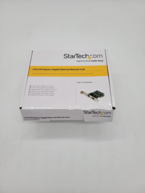 Startech.Com St1000Spexd4 New In Box Dual Port Gigabit Pci