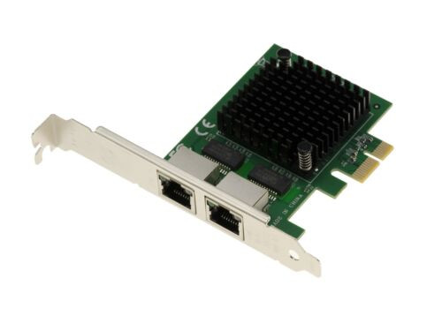 Pcie 0.0882Oz X1 Lan Gigabit Ethernet 2 Dual Rj45 - Chipset Intel I225 - Nic