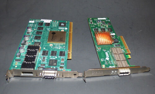 Lot 2 Genuine Chelsio Pci & Pcte 10Gb Xfp Ethernet Network Cards