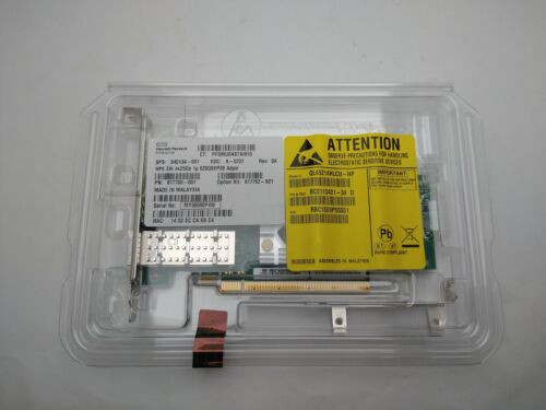 Hp Ethernet 4X25Gb Single-Port 620Qsfp28 Network Card Nic 840134-001 817762-B21