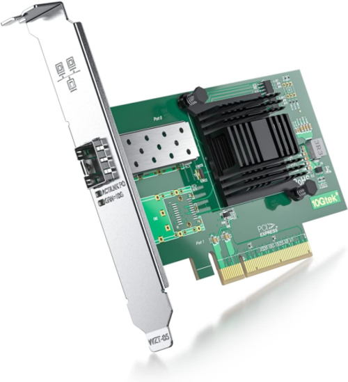 10Gb Pci-E Network Card Nic Compatible For Intel X520-Da1(Intel E10G42Btda), Wit