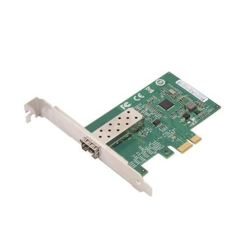 Pci E X1 Gigabit Network Card, Single Port Sfp 10/100/1000Bps Fiber Pcie Netw...