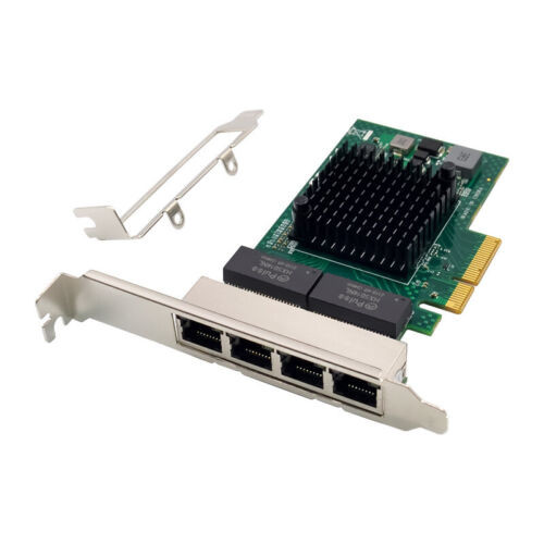 Pcie X4 Ethernet Gigabit Network Card 1000Mbps1Gbps 4 Ports Rj45 Lan Card