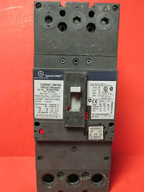 GE 250 A. 3 POLE CIRCUIT BREAKER SFHA36AT0250 W/90A RATING PLUG  ......   VA-71