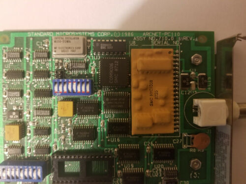 PC-600WS ASSY 710.20401 Rev. Scheda C ISA ArcNet SMC PC Card 16 bit PC600WS