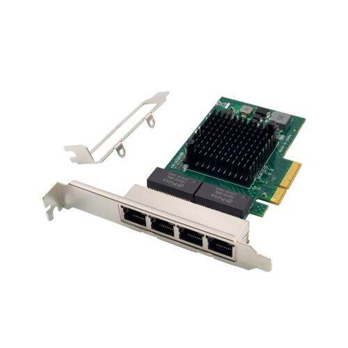 Quad-Port Pcie Gigabit Ethernet Server Adapter With Netxtreme® Bcm5719 Chipse...