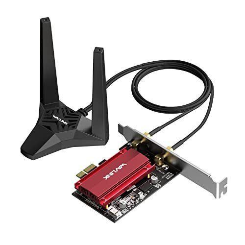 Wifi 6E Ax5400M Pcie Wifi Crad, Tri-Band Intel Ax210 Wireless Adapter With