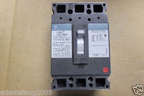 GE THED THED136110 110A 600V 3POLE CIRCUIT BREAKER