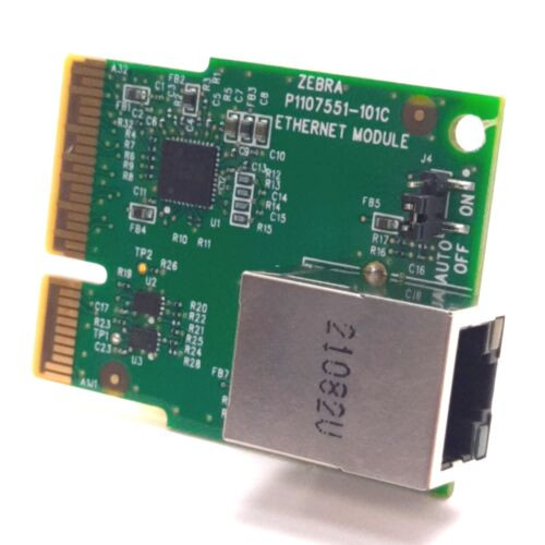 Zebra P1107551-01 Server Network Card/Ethernet Module For Zebra P110I Printer