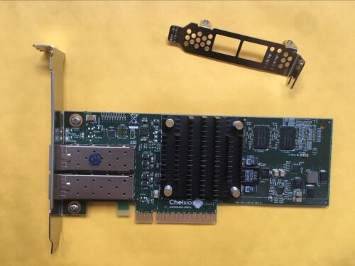 New Chelsio T520-Cr 10Gbe 2-Port Pcie Unified Wire Adapter Card 110-1160-50-