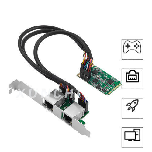 Mini Pcie 2.5G Gigabit Etherent Network Lan Card 2500Mbps Intel Rtl8125B Chips