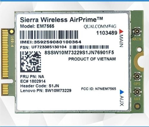 Sierra Wireless Airprime Mc7305 4G Lte Card Module For Toshiba Portege Z30T Z10T