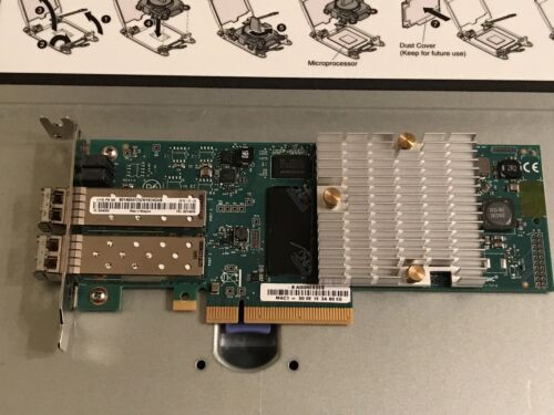 Ibm Lenovo Qlogic 8200 Cna Vfa 10Gbe Pci-E Dual Port Nic+2X Sfp+ Sr Lp+Fh 10Gb