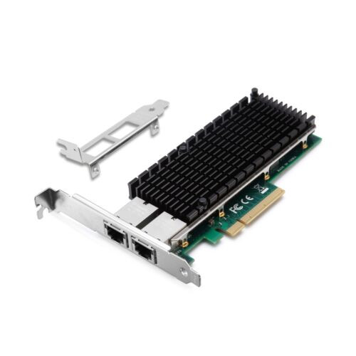 10Gb Ethernet Nic With Intel X540-Bt2 Controller, 10G Pci-E Network Card Comp...