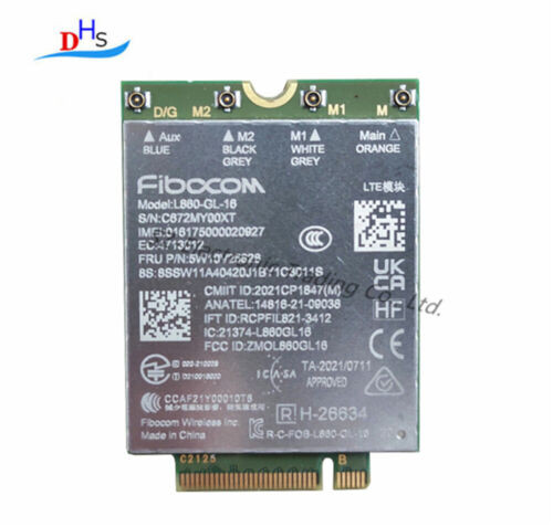 For Lenovo Thinkpad P15V Gen 3 T15P Gen 3 X1 Nano Gen 2 L860-Gl-16 Lte Model 4G