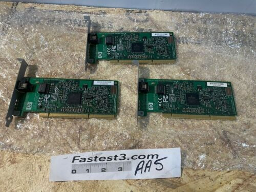 3 Hp Nc370T Pcix 1000T Gigabit Server Adapter 366606-002 Hstns-Bn06 Pci-X Card