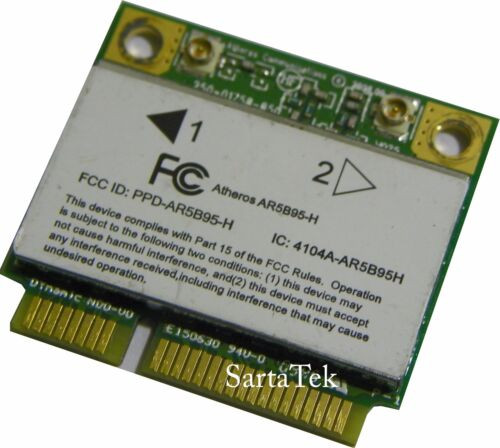 50 Hp 580101-001 Atheros Ar5B95-H B/G/N Wireless Pcie Half Ar9285