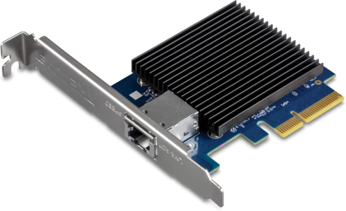10 Gigabit Pcie Network Adapter, Converts A Pcie Slot Into A 10G Ethernet Port,