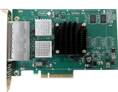 Chelsio T540-Bt Half Size 1-10Gbe Base-T Unified Wire Network Adapter