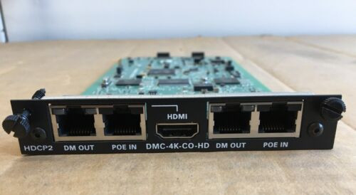 Crestron Dmc-4K-Co-Hd 2-Channel Hdbaset Certified Digitalmedia 8G+ Output Card