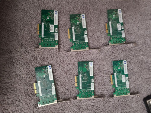 Hp Nc360T 412651-001 Pcie Dual Port Gigabit Server Adapter Qty 6 Lot  - Pulled