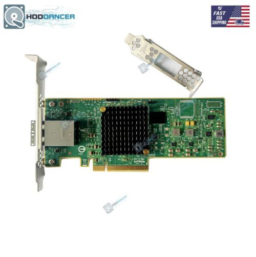 Lsi 9300-8E 8 Port Dual Pcle Sas Sata 12Gb External Host Bus Adapter Raid Card