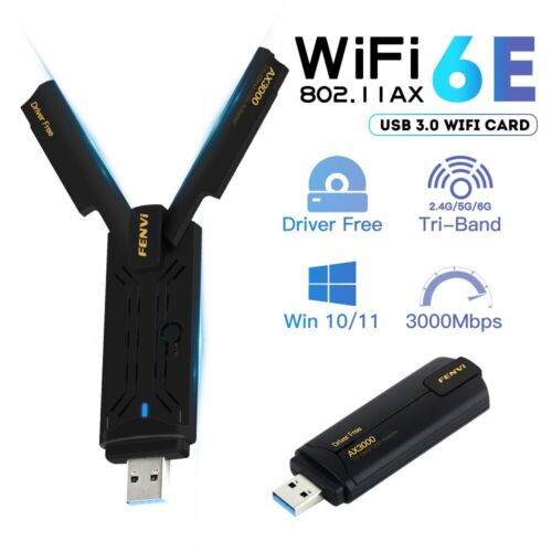 Wifi 6E Card Usb 3.0 Ax3000 Usb Network Adapter Driver  For Pc Windows 10/11