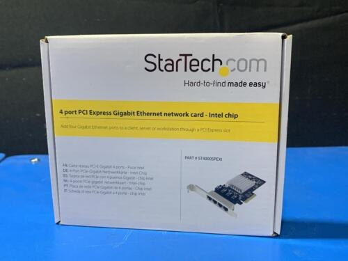 Startech.Com 4-Port Pci Express Gigabit Ethernet Network Card St4000Spexi