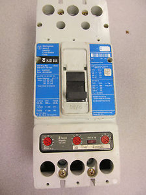 Westinghouse HJD3250F Circuit Breaker 250 Amp 3 Pole 600 V