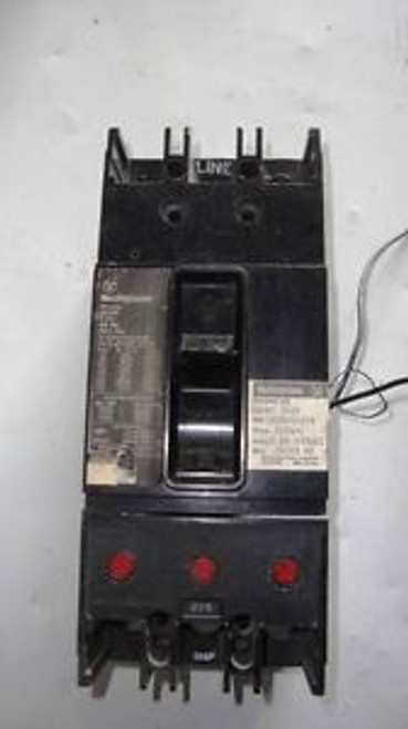 WESTINGHOUSE KB3250F 225 AMP 600V 3 POLE BREAKER WITH 225 A TRIP