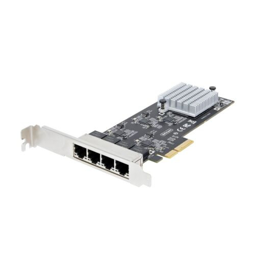 Startech.Com 4-Port 2.5Gbase-T Ethernet Network Adapter Card - Pcie 2.0 X4