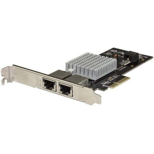 Startech.Com Dual Port Network Card - 2-Port Pci Express 10Gbase-T / Nbase-T