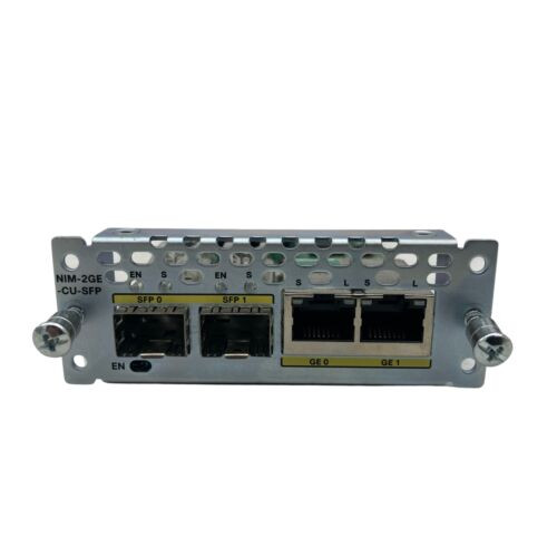 Cisco Nim-2Ge-Cu-Sfp 2-Port Gigabit Ethernet Dual-Mode Ge/Sfp Module