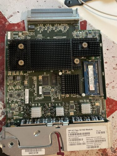 Hp Virtual Connect Vc Flex-10/10D Module 638526-B21 639852-001 For C3000 / C7000