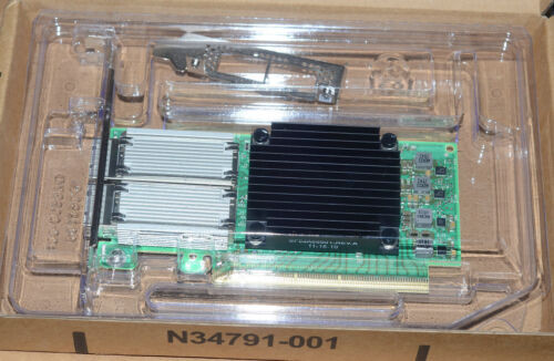 Mellanox Cx516A Connectx-5 100Gbe Mcx516A-Cdat Dual-Port Qsfp28 Pci-E Nic Card