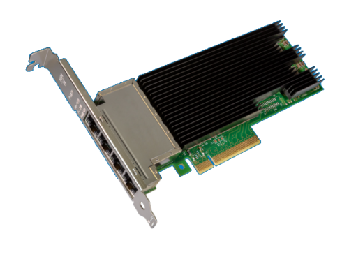 Intel Ethernet Converged Server Adapter X710-T4 Networking Cards