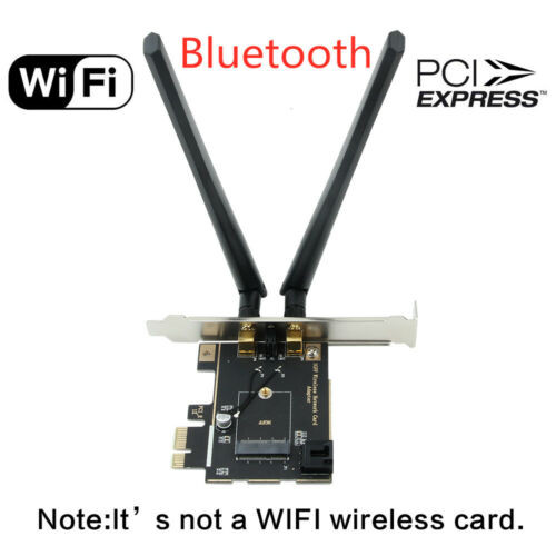 Ngff M.2 Wifi Card To Desktop Pci-E Network Adapter For Wifi Ax200 Ax210 Mt7921K