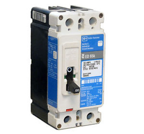 Cutler Hammer ED2100 100A 2-Pole 240V Circuit Breaker WARRANTY