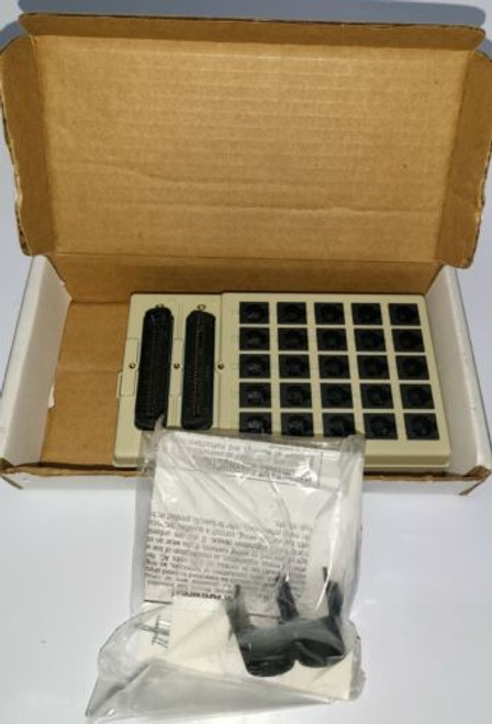 Leviton 41620-001 Ivory Mini Patch Panel Module 6P2C - New, Opened Box