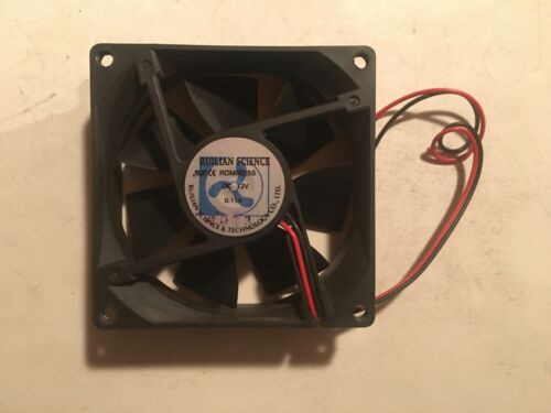 Ruilian Science Rdm8025S Dc12V 0.11A 2 Bare Wire, 80Mm X 25Mm