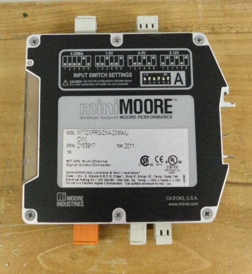 Mini Moore Mit/2Xprg/2X4-20Ma/U Multi Channel Signal Isolator/Converter Used Bpp