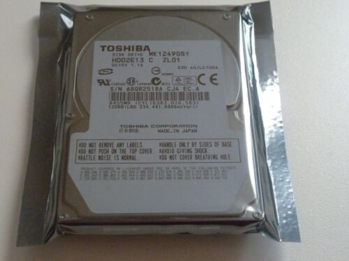 Toshiba Hard Drive - Hdd2E13 - P/N Mk1249Gsy