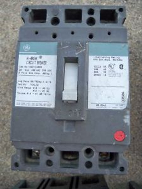 GE THED124020 2p 20amp 480v circuit breaker warranty