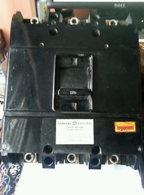GENERAL ELECTRIC TJ236126-3P 125A 600V CIRCUIT BREAKER USED