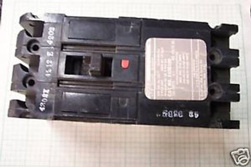 GOULD E43B100 CIRCUIT BREAKER 100A 3 POLE 240/480V USED WORKING CONDITION
