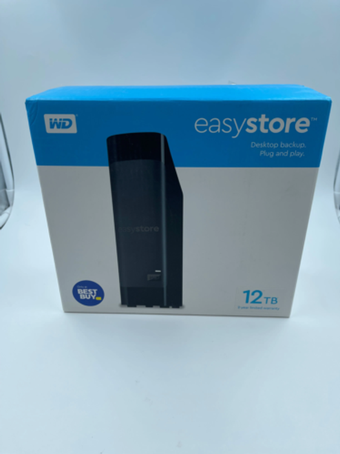 Western Digital 12Tb Easystore Desktop External Hard Drive Usb 3.0