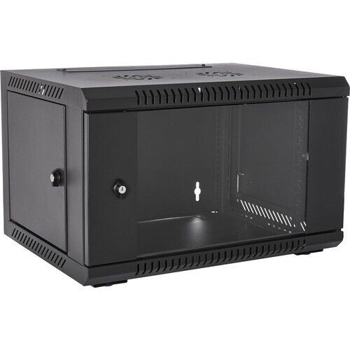 V7-New-Rmwc6Ug-1N _ 6U Rack Wall Mount Enclosure Locking Glass Doors 4