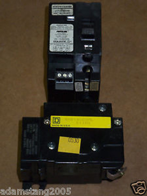 Square D EHB-4 EHB-PL 1 pole 20 amp  277v EHB14020PL Circuit Breaker EHB