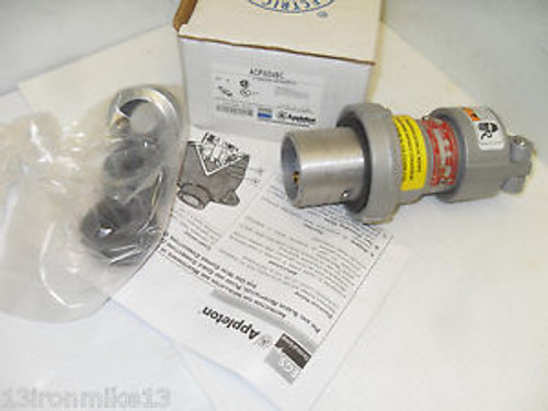 NEW IN BOX APPLETON ACP3034BC 30-Amp PIN&SLEEVE PLUG 30A ADR3034 3W 4P NIB NEW IN BOX APPLETON ACP3034BC 30-Amp PIN&SLEEVE PLUG 30A ADR3034 3W 4P NIB